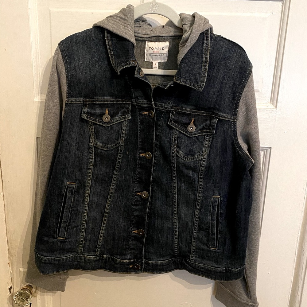Torrid Denim Hooded Jacket